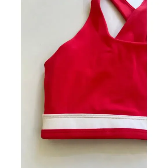 NWT Lot of 2 Seaav Pink Crossback Sports Bras Women Size Small Athletisure